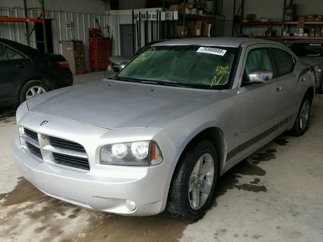 2B3CA3CV4AH117923 - 2010 DODGE CHARGER SX SILVER photo 2