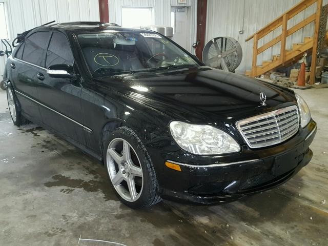 WDBNG76J84A425393 - 2004 MERCEDES-BENZ S 600 BLACK photo 1