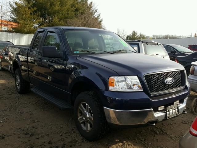 1FTPX14575FB24227 - 2005 FORD F150 BLUE photo 1