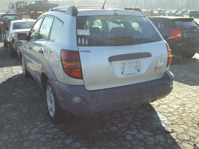 5Y2SL648X3Z418410 - 2003 PONTIAC VIBE SILVER photo 3