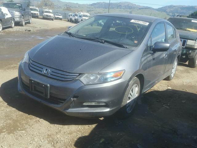 JHMZE2H50AS042998 - 2010 HONDA INSIGHT LX GRAY photo 2