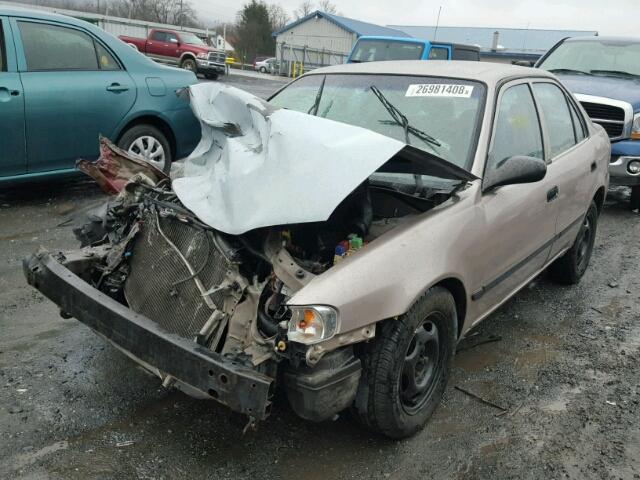 1Y1SK52801Z446063 - 2001 CHEVROLET GEO PRIZM 灰色 照片 2