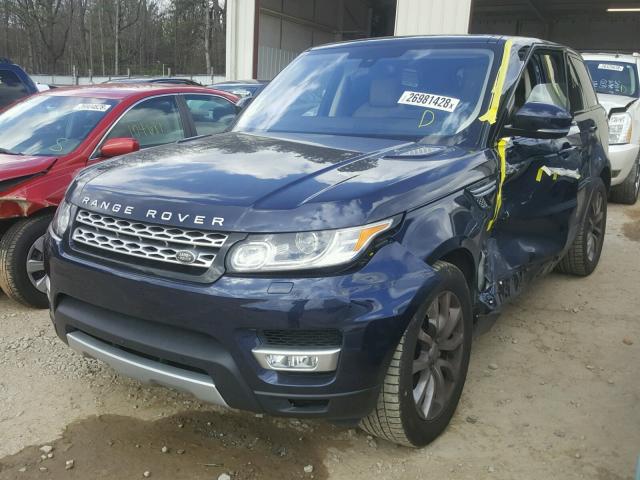 SALWR2VF7GA552617 - 2016 LAND ROVER RANGE ROVE BLUE photo 2