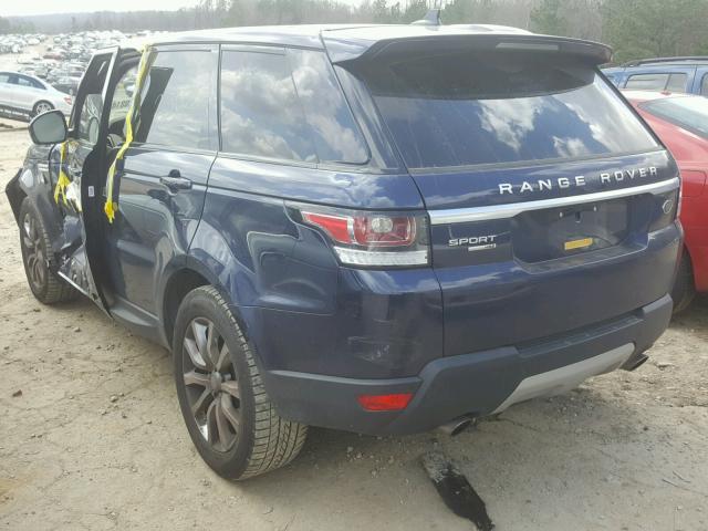 SALWR2VF7GA552617 - 2016 LAND ROVER RANGE ROVE BLUE photo 3