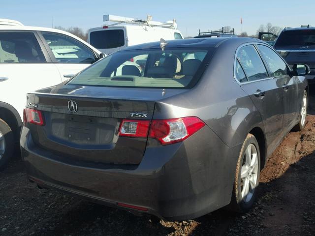 JH4CU2F65AC001927 - 2010 ACURA TSX GRAY photo 4