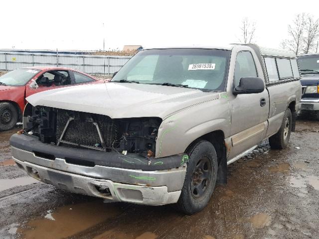 1GCEC14V03E286500 - 2003 CHEVROLET SILVERADO TAN photo 2