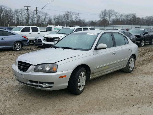 KMHDN46D86U367634 - 2006 HYUNDAI ELANTRA GL SILVER photo 2