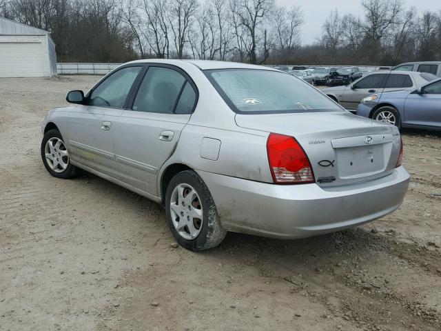 KMHDN46D86U367634 - 2006 HYUNDAI ELANTRA GL SILVER photo 3