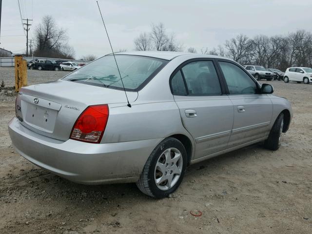 KMHDN46D86U367634 - 2006 HYUNDAI ELANTRA GL SILVER photo 4