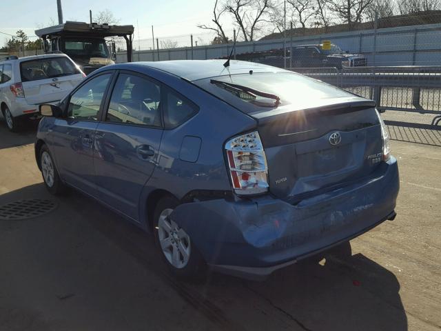 JTDKB20U487773090 - 2008 TOYOTA PRIUS BLUE photo 3