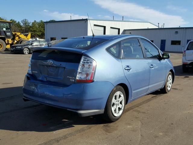 JTDKB20U487773090 - 2008 TOYOTA PRIUS BLUE photo 4