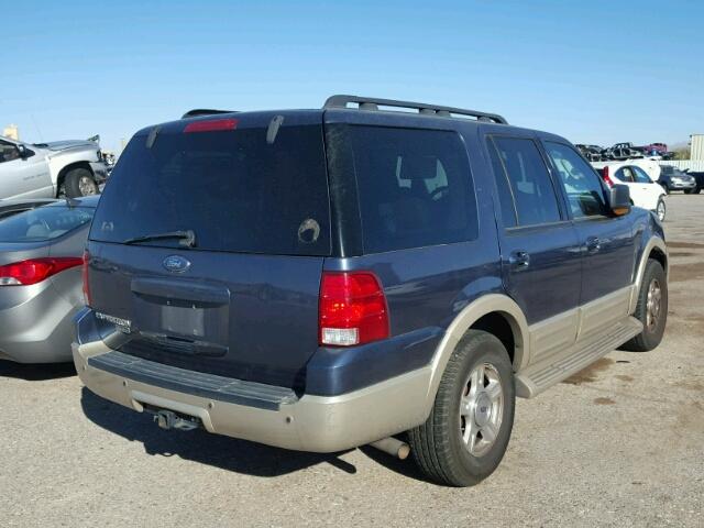 1FMFU17575LB01706 - 2005 FORD EXPEDITION BLUE photo 4