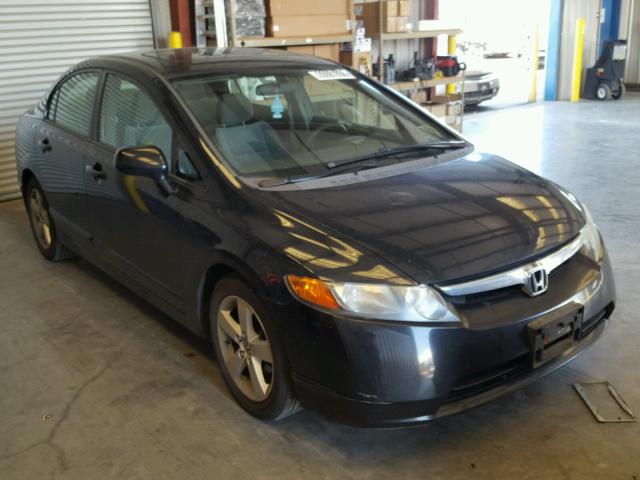 1HGFA16828L096820 - 2008 HONDA CIVIC EX BLACK photo 1