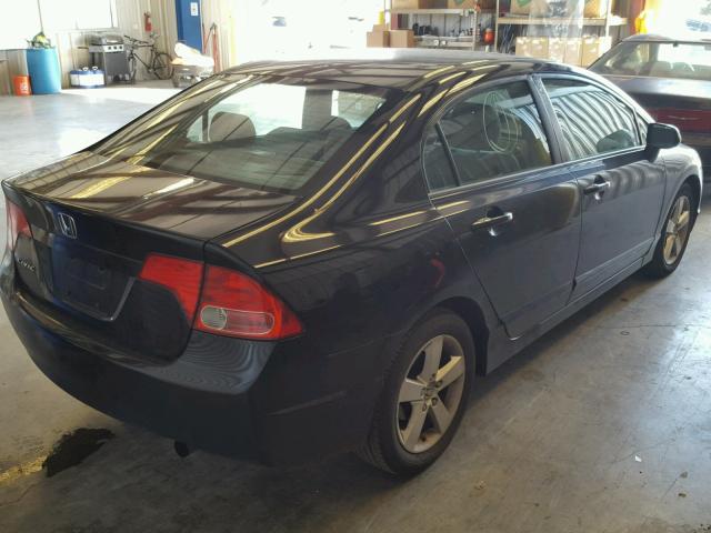 1HGFA16828L096820 - 2008 HONDA CIVIC EX შავი ფოტო 4