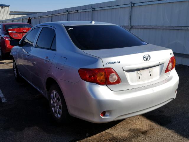 2T1BU4EE7AC359684 - 2010 TOYOTA COROLLA BA GRAY photo 3