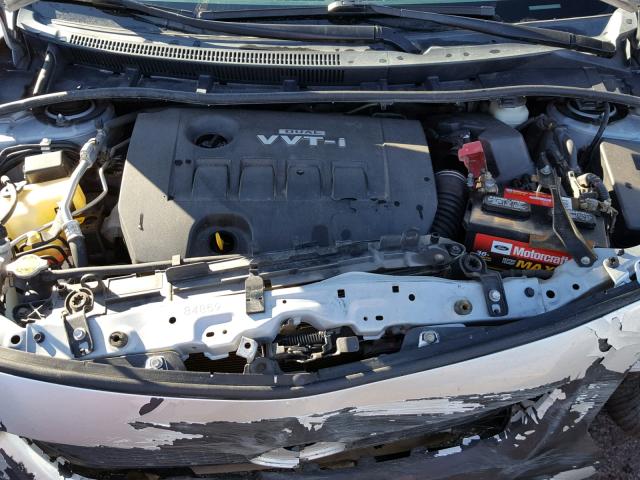 2T1BU4EE7AC359684 - 2010 TOYOTA COROLLA BA GRAY photo 7