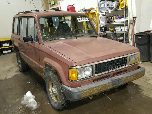 JACCH58E0J7921032 - 1988 ISUZU TROOPER II MAROON photo 1