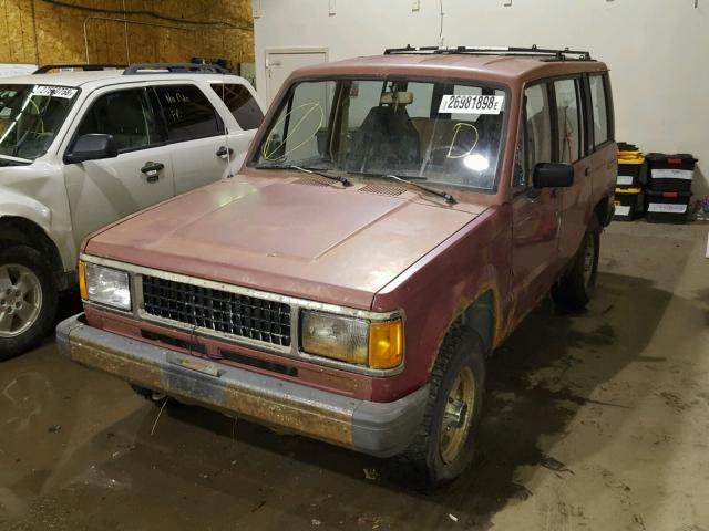 JACCH58E0J7921032 - 1988 ISUZU TROOPER II MAROON photo 2