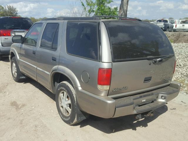 1GHDT13W5Y2397729 - 2000 OLDSMOBILE BRAVADA GRAY photo 3