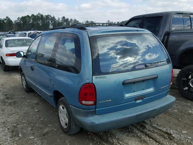 2B4FP2533XR343242 - 1999 DODGE CARAVAN BLUE photo 3