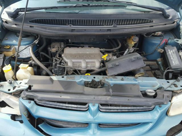 2B4FP2533XR343242 - 1999 DODGE CARAVAN BLUE photo 7