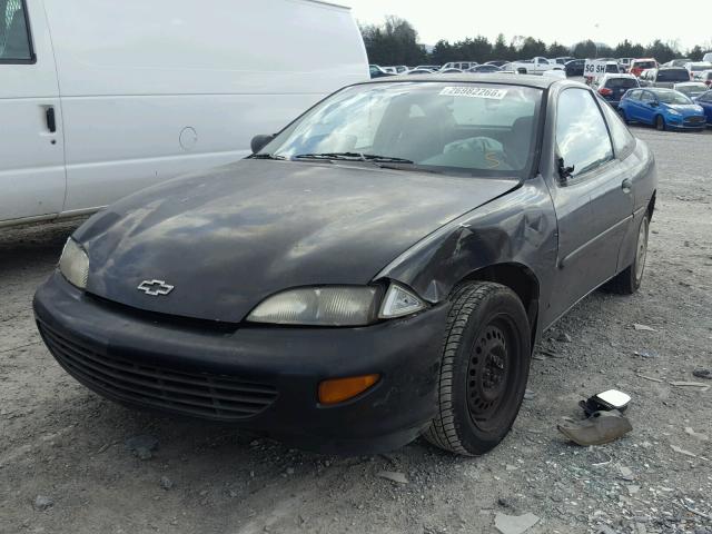 1G1JC1247T7265990 - 1996 CHEVROLET CAVALIER BLACK photo 2