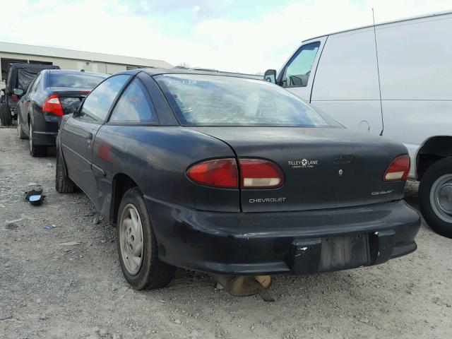 1G1JC1247T7265990 - 1996 CHEVROLET CAVALIER BLACK photo 3