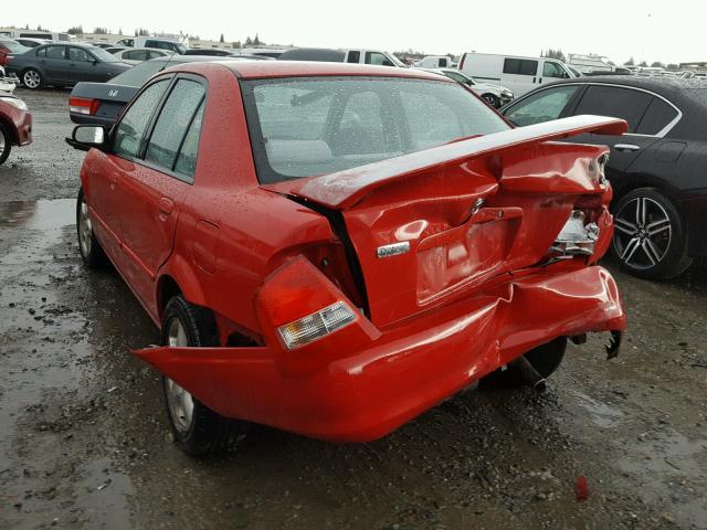 JM1BJ2233Y0201427 - 2000 MAZDA PROTEGE ES RED photo 3