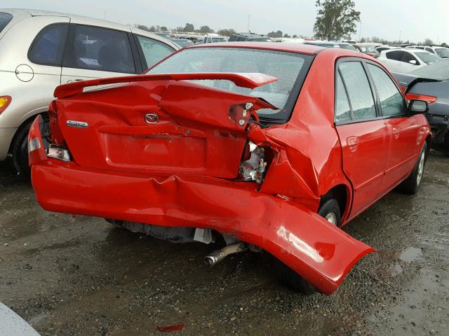 JM1BJ2233Y0201427 - 2000 MAZDA PROTEGE ES RED photo 4