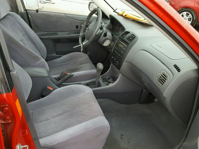 JM1BJ2233Y0201427 - 2000 MAZDA PROTEGE ES RED photo 5