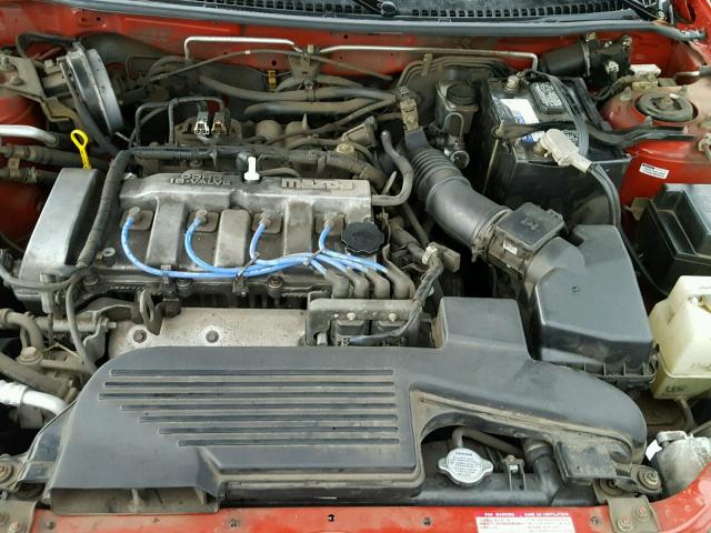 JM1BJ2233Y0201427 - 2000 MAZDA PROTEGE ES RED photo 7
