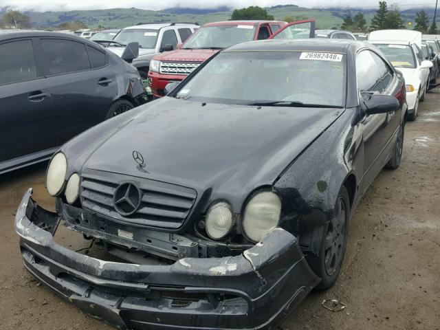 WDBLJ65G32T100063 - 2002 MERCEDES-BENZ CLK 320 BLACK photo 2