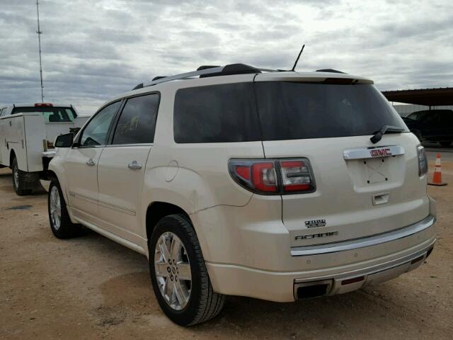 1GKKRTKD5DJ209447 - 2013 GMC ACADIA DEN WHITE photo 3