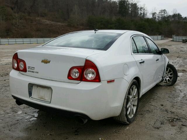 1G1ZE5E79AF227190 - 2010 CHEVROLET MALIBU LTZ WHITE photo 4