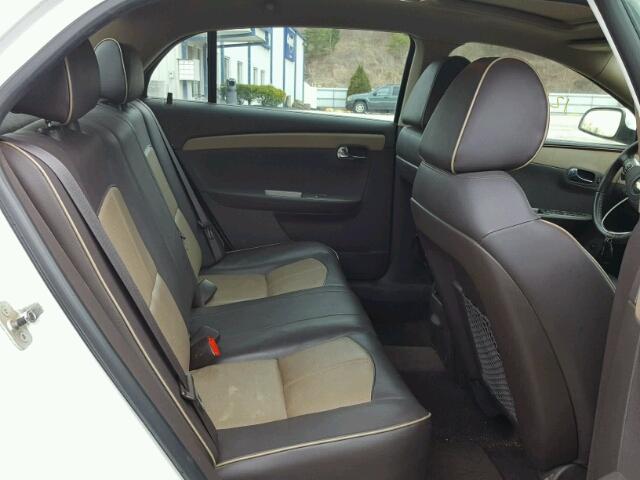 1G1ZE5E79AF227190 - 2010 CHEVROLET MALIBU LTZ Ақ фото 6