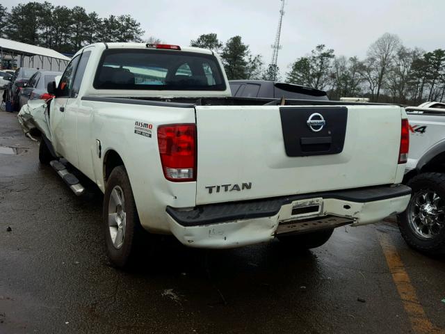 1N6AA06E08N319513 - 2008 NISSAN TITAN XE WHITE photo 3