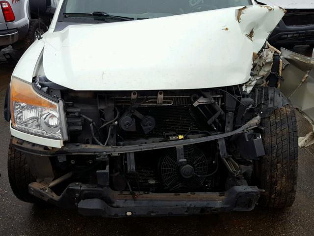 1N6AA06E08N319513 - 2008 NISSAN TITAN XE WHITE photo 7