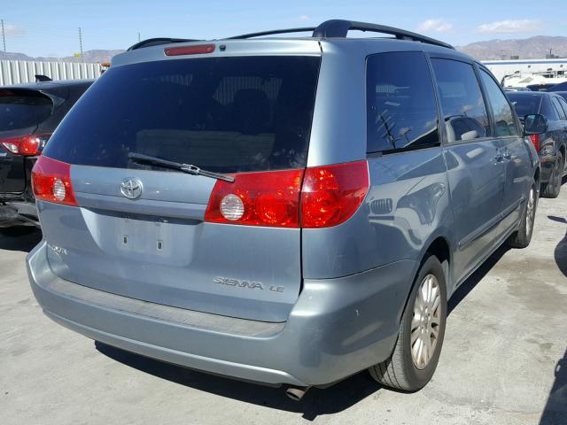 5TDZK23CX9S226947 - 2009 TOYOTA SIENNA CE SILVER photo 4