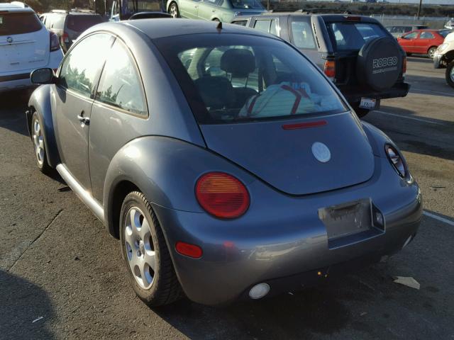 3VWCK21C13M428735 - 2003 VOLKSWAGEN NEW BEETLE 石墨色 照片 3