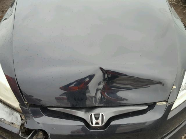 1HGCM81724A001549 - 2004 HONDA ACCORD EX BLACK photo 7