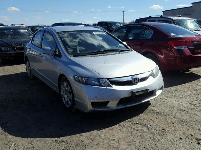 2HGFA16559H357913 - 2009 HONDA CIVIC LX SILVER photo 1