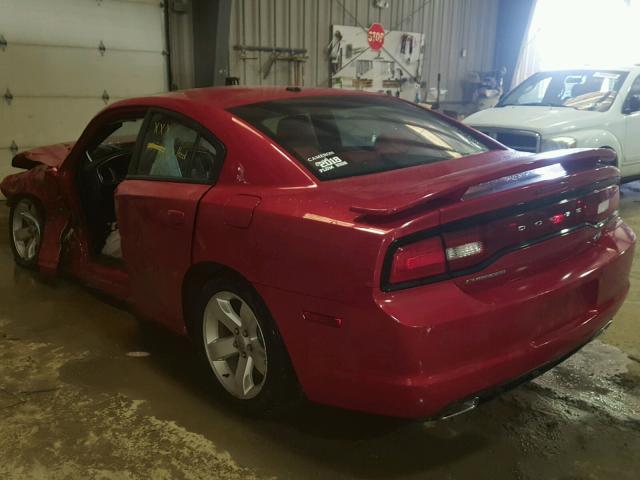 2B3CL5CT7BH567782 - 2011 DODGE CHARGER R/ RED photo 3