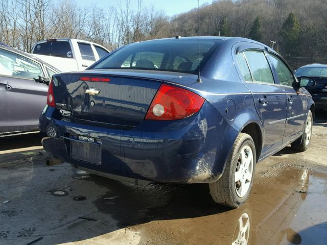 1G1AK58F787126856 - 2008 CHEVROLET COBALT LS BLUE photo 4