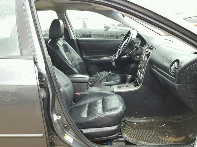 1YVHP84D445N50623 - 2004 MAZDA 6 S BLACK photo 5