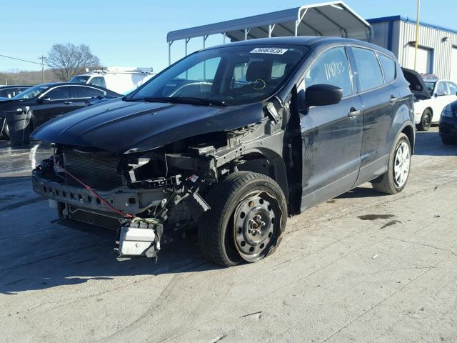 1FMCU0F73EUC42038 - 2014 FORD ESCAPE S BLACK photo 2