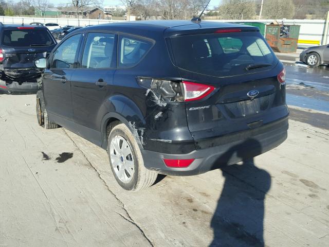 1FMCU0F73EUC42038 - 2014 FORD ESCAPE S BLACK photo 3