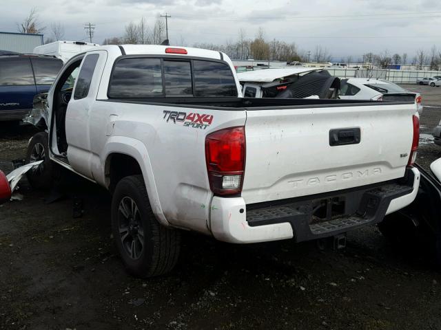 5TFSZ5AN7HX062648 - 2017 TOYOTA TACOMA ACC WHITE photo 3