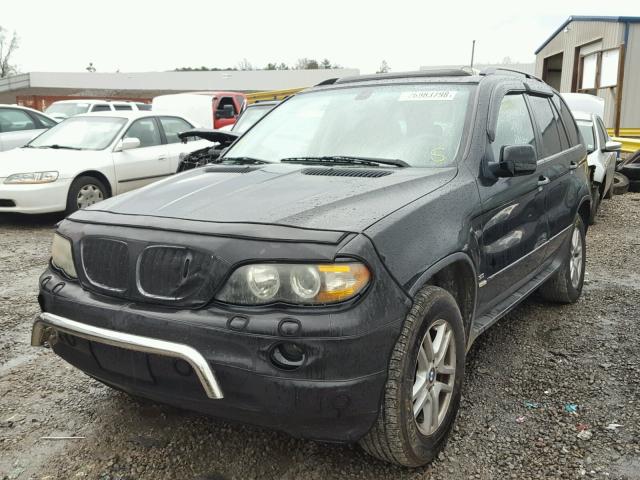 5UXFA13525LY00131 - 2005 BMW X5 3.0I BLACK photo 2