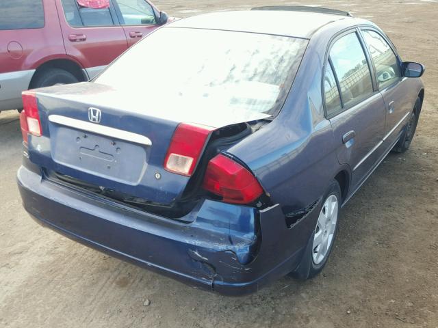 1HGES26752L033479 - 2002 HONDA CIVIC EX BLUE photo 4