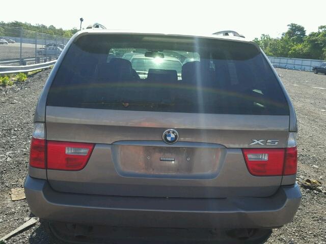 5UXFA13576LY44904 - 2006 BMW X5 3.0I BROWN photo 10